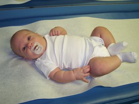 Fri Oct  7 11:39:40 2005

I had my first bad cold, complete with an almost 102 deg. temperature, in late September.  It turns out I dealt with it really well, but when my sniffles didn't go away after almost two weeks, mom took me to the doctor.  I was almost well, though, so they didn't do anything.