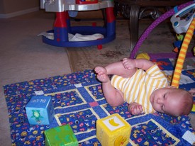 Wed Oct 19 11:20:20 2005

Oops!  Sitting up didn't last long.