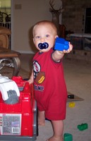 Sun Apr 30 14:50:22 2006

My new favorite thing is to play with the Megablocks from the truck uncle Conrad and Chrisina gave to me for my birthday.