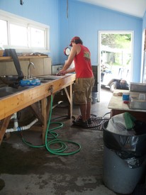 Tue 28 Jul 2009 11:57:31 AM

We thought that $0.50/fish to clean them was a bargain...  The gentleman did a nice job dressing them and they were great to eat.