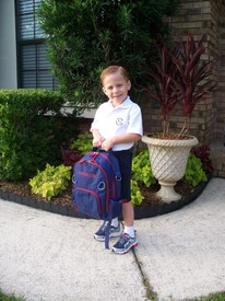 Mon 24 Aug 2009 07:56:53 AM

The morning of Andrew's first day of Pre-K at St. John's Country Day School.