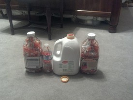 Thu 07 Feb 2013 07:51:16 PM

Used insulin syringes and pin needles overflowed from under the sink before our next quarterly endocrinology appointment arrived...