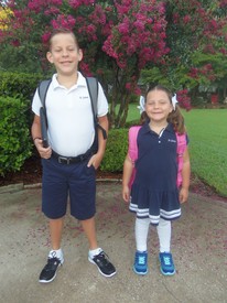 Tue 18 Aug 2015 06:31:43 AM

First day of school; 5th and 1st grades.