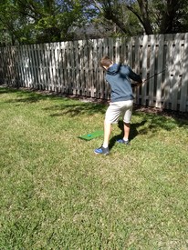 Sat 03 Mar 2018 12:13:30 PM

Golf in the back yard