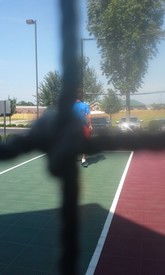 Fri 05 Jun 2015 11:05:45 AM

Gracie's poor photo of the basketball/tennis court at our hotel. Mom/Andrew played tennis and Dad/Andrew played basketball.