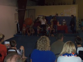 Sat 10 Nov 2012 05:05:12 PM

Gracie participated in a gymnastic show for the parents of gymnasts in classes at her gym.