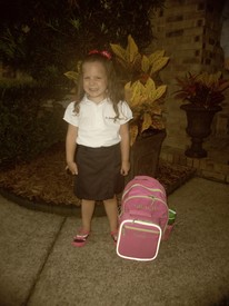 Mon 19 Aug 2013 07:07:15 AM

First day of school, Pre-K4!